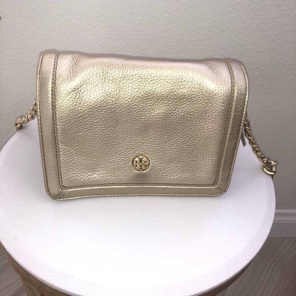 Gold Tory Burch Crossbody